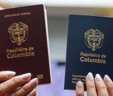 Estudian medidas para no afectar la expedición de pasaportes a los colombianos. FOTO: COLPRENSA 