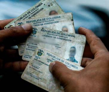 Licencias de conducción. FOTO: JULIO CÉSAR HERRERA