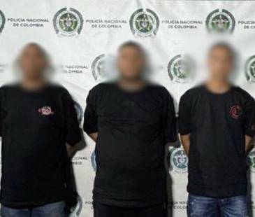 La Policía dio un golpe contra una banda que tenía azotado el Centro de Medellín con cobros extorsivos. FOTO: POLICÍA MEVAL