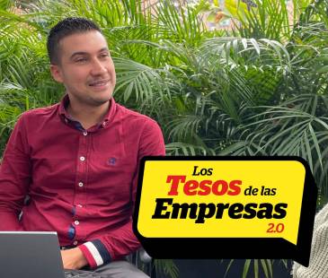 Gustavo les agradece a los dueños de la compañía, don Juan y doña Luz María, por el apoyo y la confianza que siempre han depositado en él. FOTO: JAIDER ESCOBAR