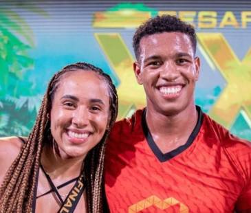 Kelly Ríos y Kevin Rúa, ganadores del ‘Desafío XX’ (2024). FOTO: IG @kellyrios27