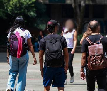 Estudiantes en la Universidad de Antioquia. FOTO: ARCHIVO - MANUEL SALDARRIAGA QUINTERO