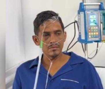 Hernán Gil, vigilante que sobrevivió a terremotos en La Guaira. FOTO: CAPTURA DE VIDEO
