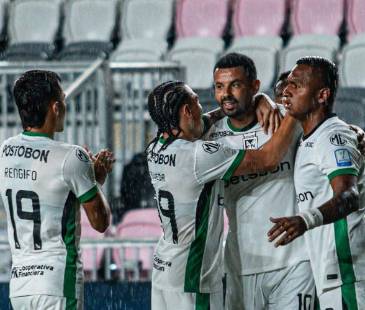 Amistoso entre Atlético Nacional y América de Cali en Miami. FOTO: ATLÉTICO NACIONAL