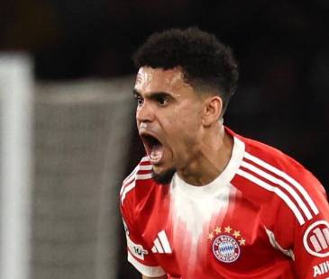 El colombiano Luis Díaz marcó el gol que dejó abierta la serie contra el PSG. FOTO: UEFA CHAMPIONS LEAGUE