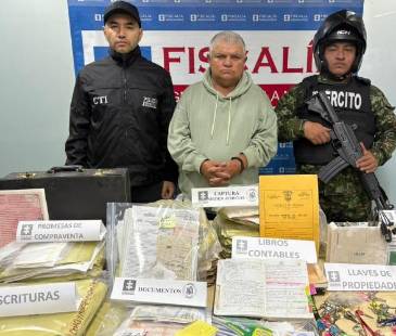 Alias el Brother llevaría más de 5 años liderando la estructura ilegal. FOTO: CORTESÍA ALCALDÍA DE MEDELLÍN