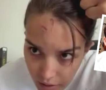 “Nunca le toqué un dedo a ella”, dijo el estilista. FOTOS: YOUTUBE SIÉNTESE QUIEN PUEDA E INSTAGRAM @GIOVANNILAGUNAA