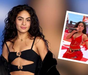 Cantando en inglés y francés, la artista de raíces colombianas sorprendió al mundo durante la ceremonia inaugural en Canadá. FOTOS: BILLBOARD Y CAPTURA DE VIDEO FIFA