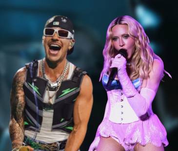 Feid y Madonna, quienes han colaborado con artistas de talla mundial. FOTO: TOMADAS DE INSTAGRAM @feid y @madonna
