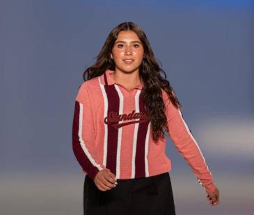 Salomé Rodríguez desfiló en uno de los eventos de Colombiamoda 2026. FOTO: INSTAGRAM @REVISTAFUCSIA