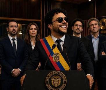 El intérprete decidió tomarse la situación con humor e invitó a sus seguidores a participar en las próximas elecciones. FOTO: INSTAGRAM @ANDRESCEPEDA