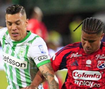 Nacional y Medellín se ven las caras en el clásico paisa número 342. FOTO: CAMILO SUÁREZ ECHAVERRI