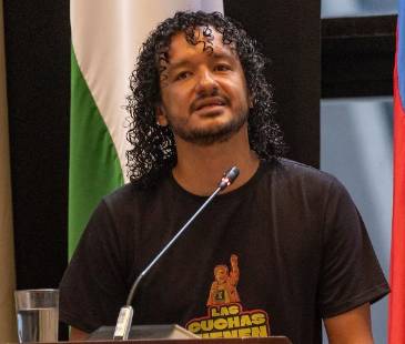 <span class="mln_uppercase_mln">José</span><b><span class="mln_uppercase_mln"> Luis Marín Mora, mejor conocido como Aquinoticias, concejal de Medellín. FOTO: ESNEYDER GUTIÉRREZ</span></b>