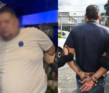 Alias Balín (izquierda) y Roberto Nastasi (derecha). FOTO: CORTESÍA SECRETARÍA DE SEGURIDAD MEDELLÍN