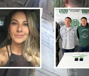 Diana Ospina (izquierda) estuvo retenida durante casi 48 horas; los hermanos Gómez Cardozo (derecha) aceptaron cargos por hurto calificado agravado y secuestro extorsivo agravado. FOTOS: REDES SOCIALES Y FISCALÍA