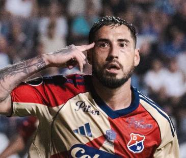 Francisco David Fydriszewski , delanatero de Independiente Medellín. FOTO: DIM OFICIAL