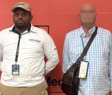 El hombre llegó procedente de Orlando, Estados Unidos. FOTO: MIGRACIÓN COLOMBIA