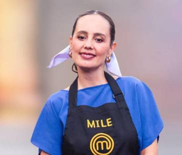 La presentadora se mostró feliz por todo lo aprendido dentro de la competencia. FOTO: INSTAGRAM @CANALRCN