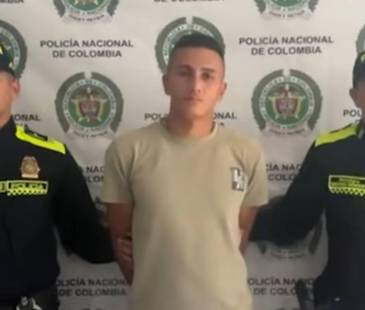 <span class="mln_uppercase_mln">Rubén</span><b><span class="mln_uppercase_mln"> Emilio Bustamante García, alias Care Vieja, fue capturado en San Jerónimo. FOTO: CAPTURA DE VIDEO TELEMEDELLÍN</span></b>