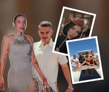 El artista llevó figuras de cartón con la cara de Luisa y las incluyó en casi todos los videos. FOTOS: CAPTURA DE VIDEO FACEBOOK PIPE BUENO