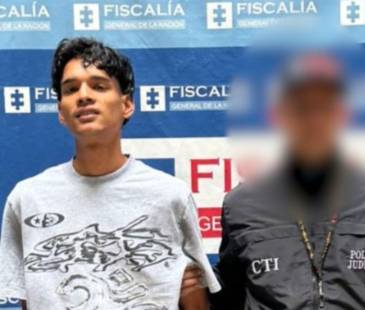 Él es Tomás Salazar Ruda, alias Tomacito o la Niña, presunto integrante de los Joaquinillos. FOTO: FISCALÍA