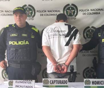 El señalado asesino de Valentina Vanegas Gallego, en Itagüí. FOTO: CORTESÍA