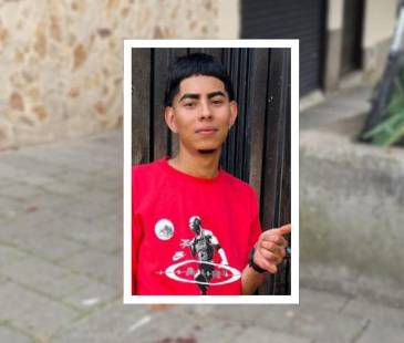 Lugar donde falleció Gredis Mauricio Torres Celada. FOTOS: Q’HUBO (FONDO) Y TOMADA DEL FACEBOOK TORRES G MAURICIO (DETALLE)