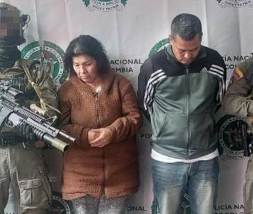 Colombianos capturados. FOTO: FISCALÍA