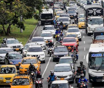 Pico y placa Medellín. FOTO: JAIME PÉREZ