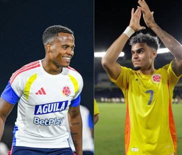 Jhon Arias y Luis Díaz son 2 de los indiscutibles de Néstor Lorenzo en sus convocatorias. <b><span class="mln_small-caps_mln">/FOTOS: INSTAGRAM @jhonariasa y @luisdiaz19_</span></b>