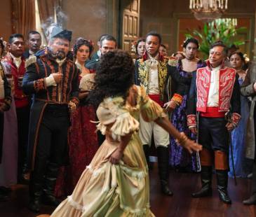 Esta es la escena de la película sobre el almirante Padilla en la que aparece el presidente Gustavo Petro. FOTO: RED SOCIAL X @PETROGUSTAVO