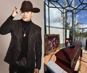 Amigos y familiares le dieron un íntimo adiós a Yeison Jiménez en un cementerio del norte de Bogotá. FOTOS: REDES SOCIALES INSTAGRAM @ yeison_jimenez - @poderinformativocol