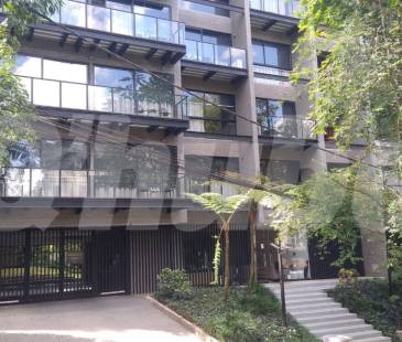 En este apartahotel de El Poblado fue hallado muerto el ciudadano estadounidense. FOTO: GUILLERMO LEÓN OSPINA MUÑOZ