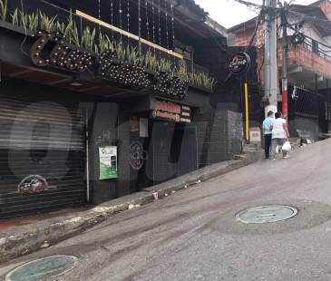 En esta cuadra del barrio Blanquizal, al occidente de Medellín, ocurrió el doble homicidio. FOTO: LAURA ROSA JIMÉNEZ VALENCIA