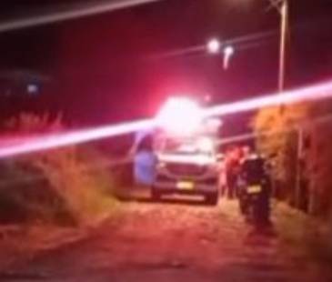 Tras ser alertada, la Policía hizo presencia en la vereda San Miguel-Santa Cruz de La Unión. FOTO: CAPTURA DE VIDEO MI ORIENTE