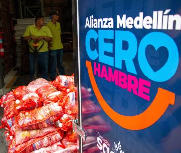 Alianza Medellín Cero Hambre. FOTO: CORTESÍA