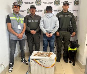 El hombre fue dejado a disposición de la Fiscalía para que se defina su situación judicial. FOTO: POLICÍA METROPOLITANA