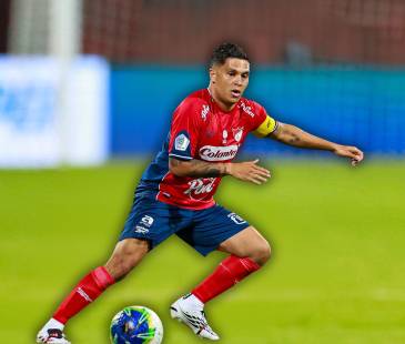 Juan Fernando Quintero, volante de Independiente Medellín. FOTO: MANUEL SALDARRIAGA QUINTERO