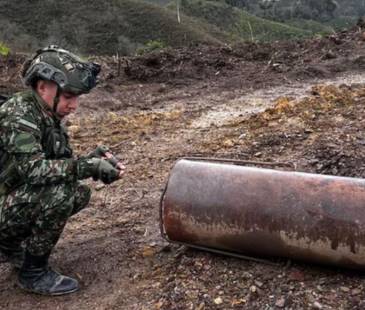 Frustran atentado en Anorí. FOTO: EJÉRCITO NACIONAL