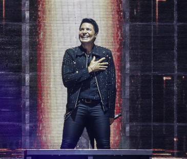 Chayanne durante un concierto en Bogotá. FOTO: CATALINA OLAYA - COLPRENSA