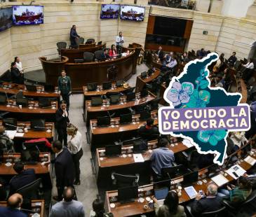 Así luce actualmente el recinto del Senado de la República. FOTO: COLPRENSA - CATALINA OLAYA