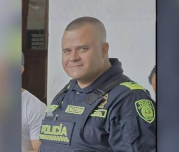 El subintendente de la Policía Iván Ferney Tabares Restrepo (Q.E.P.D.). FOTO: CORTESÍA
