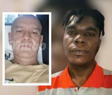 José Eliécer Restrepo -taxista asesinado (Izq.) y Maximino Mosquera Córdoba - asesino (Der.). FOTOS: CORTESÍA Y FISCALÍA