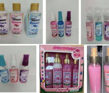 Esta es parte de la imagen de referencia que usa el Invima para alertar sobre presunta falsificación de productos de la marca Arrurrú. FOTO: INVIMA