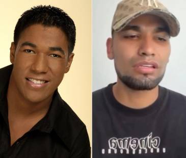 El fallecido Kaleth Morales y Jesús Eduardo Otero Arévalo, quien aseguraba ser su hijo. FOTOS: REDES SOCIALES Y CAPTURA DE VIDEO