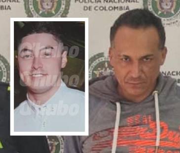Kevin Alexis Casas García - víctima (izq.) y Rubén Andrés Arango Montoya alias Gomelo (der.). FOTOS: CORTESÍA