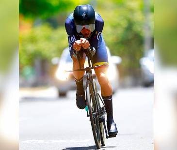 Walter Vargas, ciclista colombiano. FOTO: @PANAMSPORTS