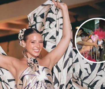 La reina del Carnaval de Barranquilla. Michelle Char. FOTO: TOMADA DE INSTAGRAM @michellecharf Y CAPTURA DE VIDEO