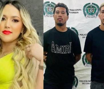 Zaida Andrea Sánchez Polanco, la Diabla (izq.) y los hermanos José Gregorio y Estarlin Oswaldo Morgado Herrera (der.). FOTO: REDES SOCIALES Y FISCALÍA 