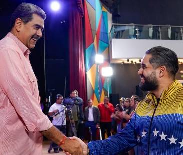 Nicolás Maduro y su hijo Nicolás Maduro Guerra. FOTO: TOMADA DE INSTAGRAM @maduroguerra